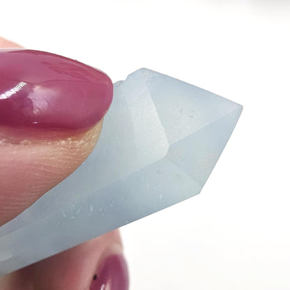 Aquamarine Tower - Calming & Communication Throat Chakra Healing Crystal Point - 7cm