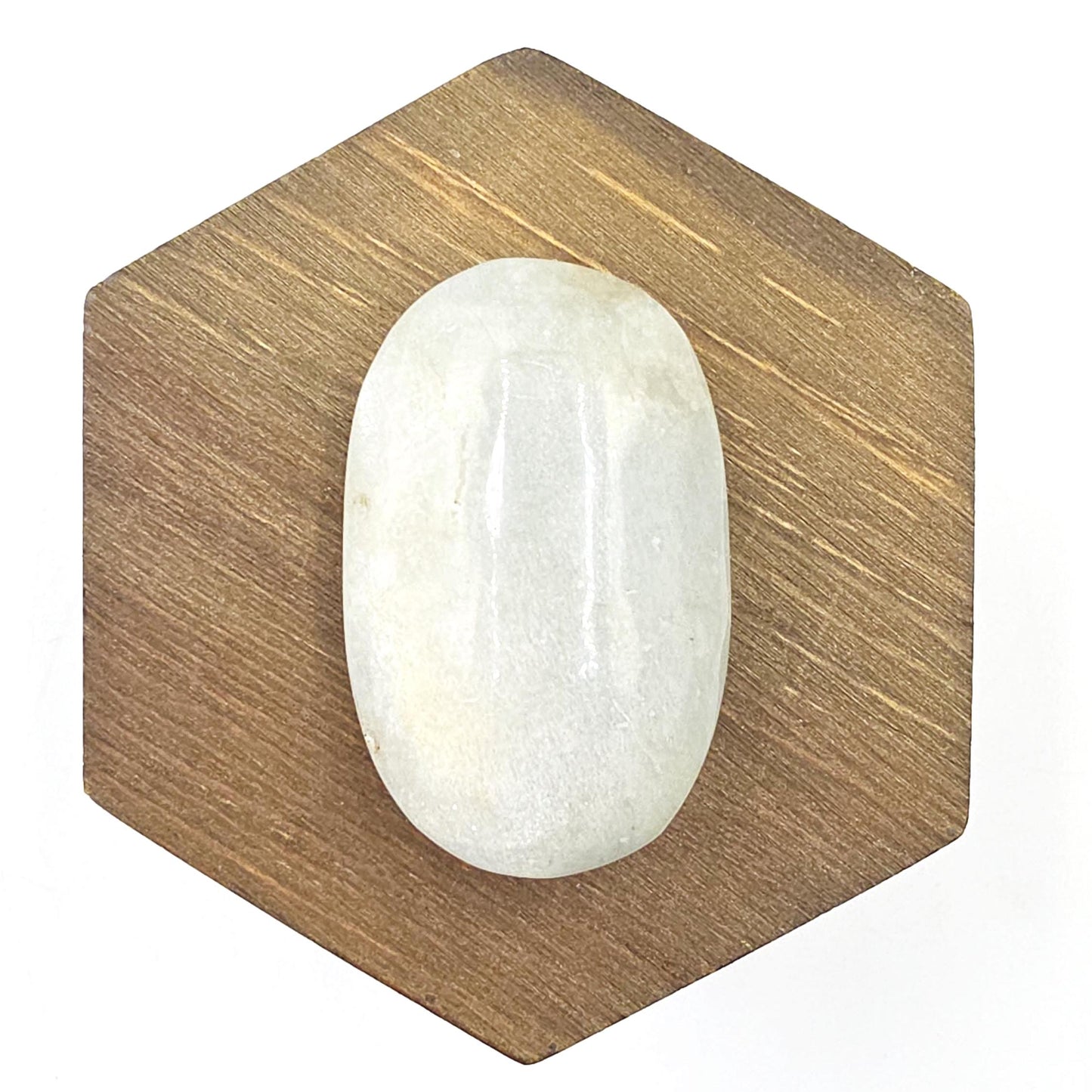 Green Moonstone Palm - Heart Chakra & Emotional Balance Healing Crystal, 50g
