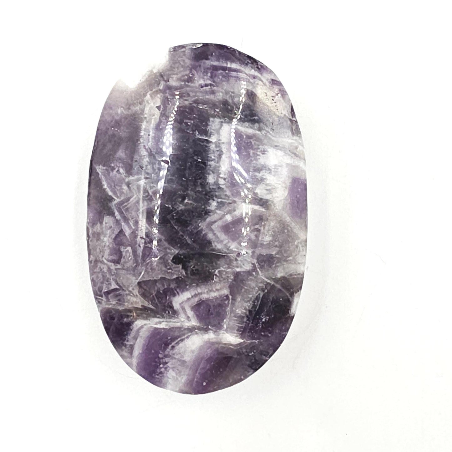 Dream Amethyst Palm Stone - Intuition & Spiritual Protection Crystal, 110g