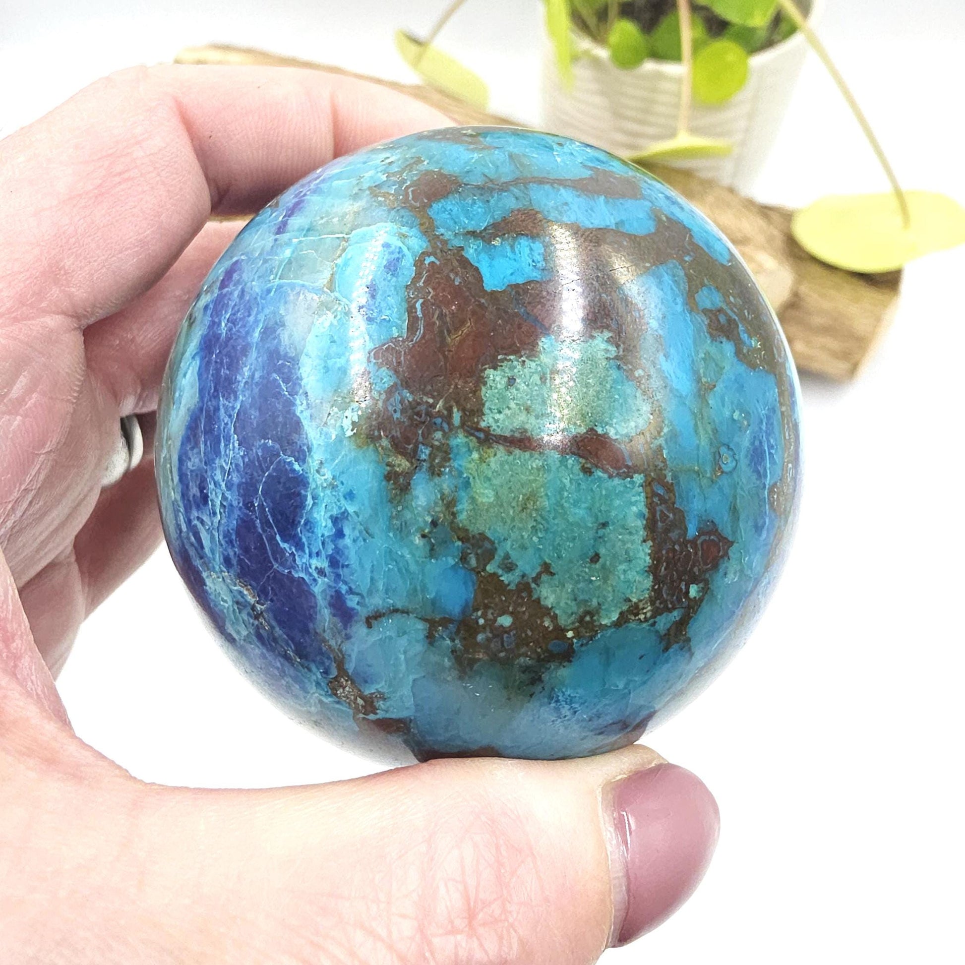 Quantum Quattro Sphere – Emotional Healing, Heart Chakra Balance & Spiritual Growth Crystal, 71mm