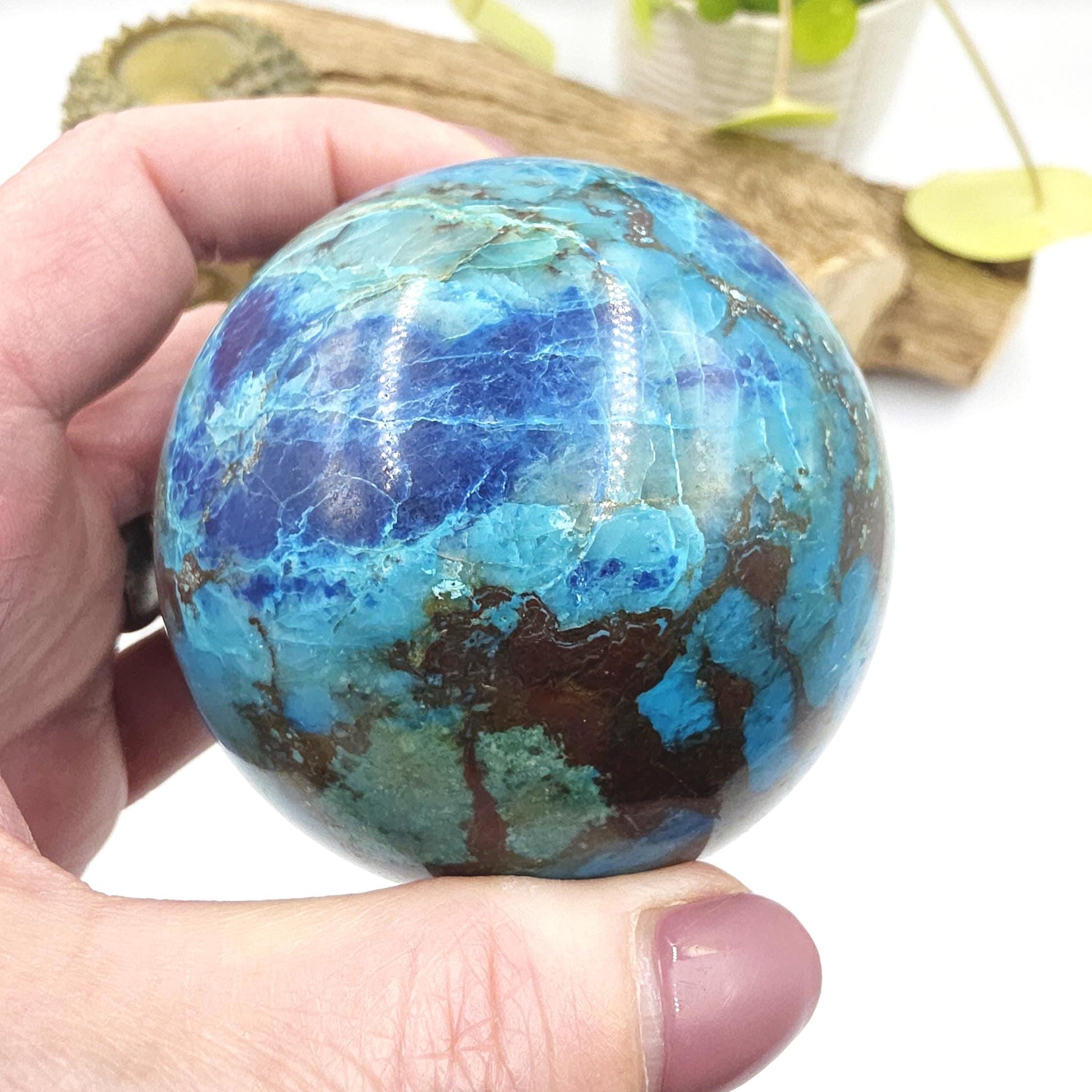 Quantum Quattro Sphere – Emotional Healing, Heart Chakra Balance & Spiritual Growth Crystal, 71mm