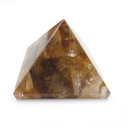 Golden Healer Pyramid – Healing, Balance & High Vibrational Quartz Crystal, 165g