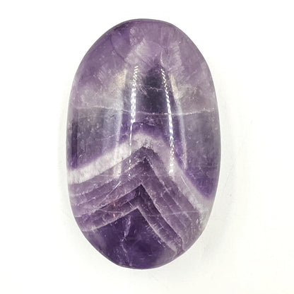 Large Dream Amethyst Palm Stone - Intuition & Spiritual Protection Crystal, 165g