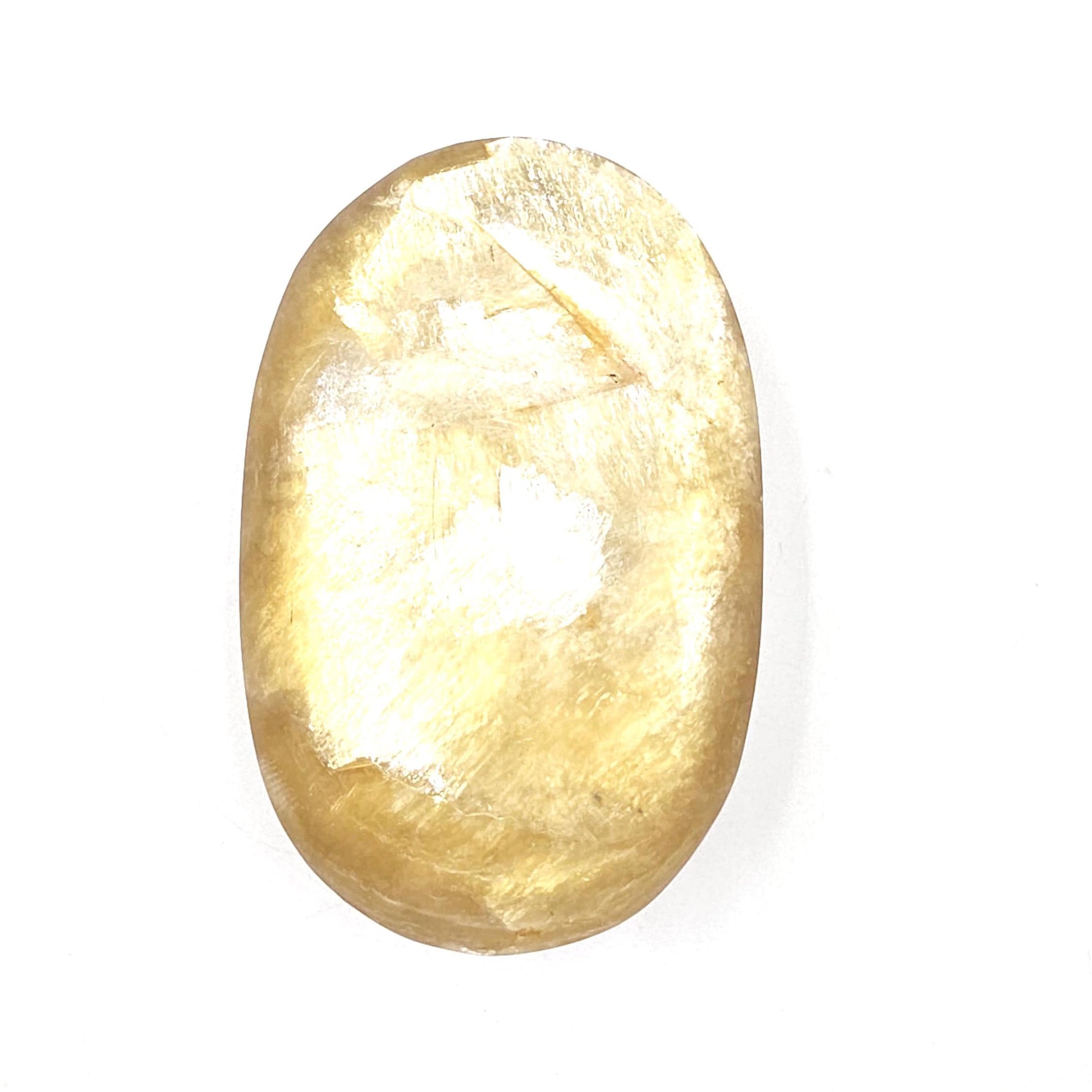 Large Golden Mica (Muscovite) Palm Stone – Confidence, Clarity & Emotional Strength Healing Crystal, 205g