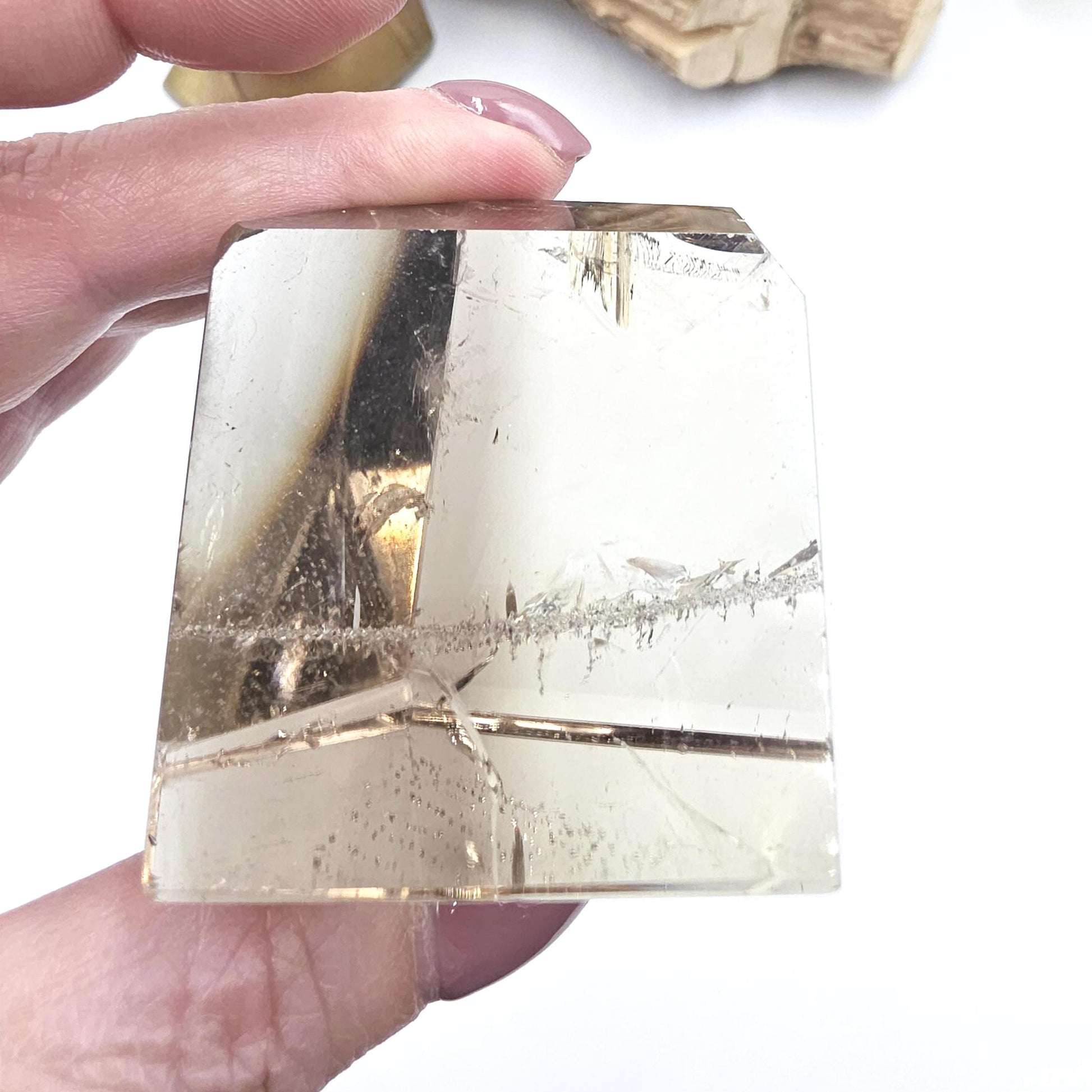 Smoky Citrine Freeform – Abundance, Grounding & Positive Energy Crystal, 205g