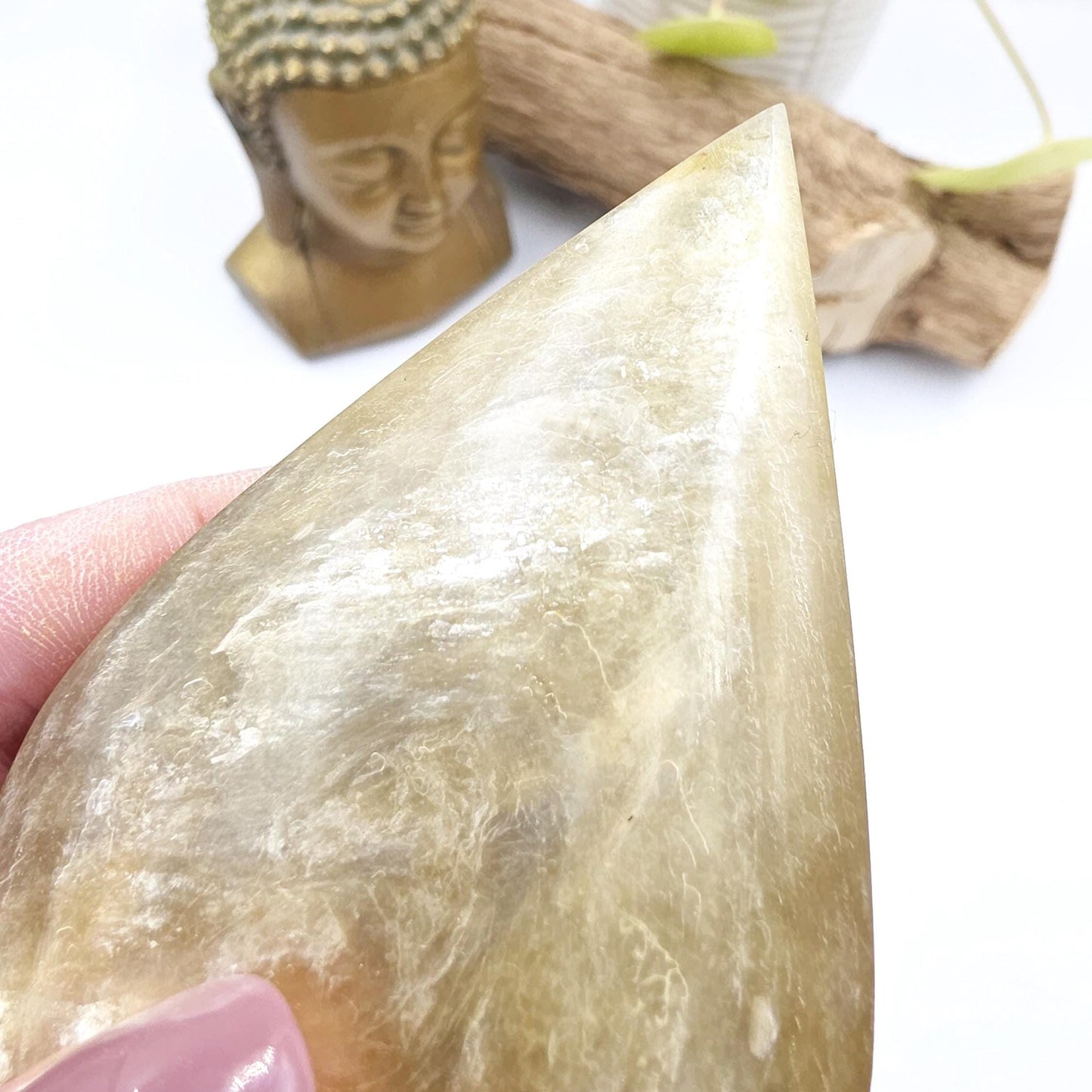 Flashy Golden Mica Muscovite Freeform – Confidence, Clarity & Positive Energy Crystal, 175g