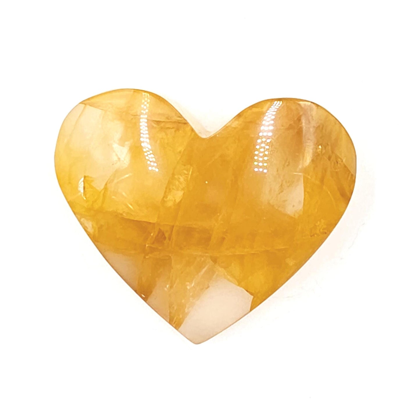 High Grade Golden Healer Quartz Heart – Healing, Energy Amplification & Chakra Alignment Crystal, 100g