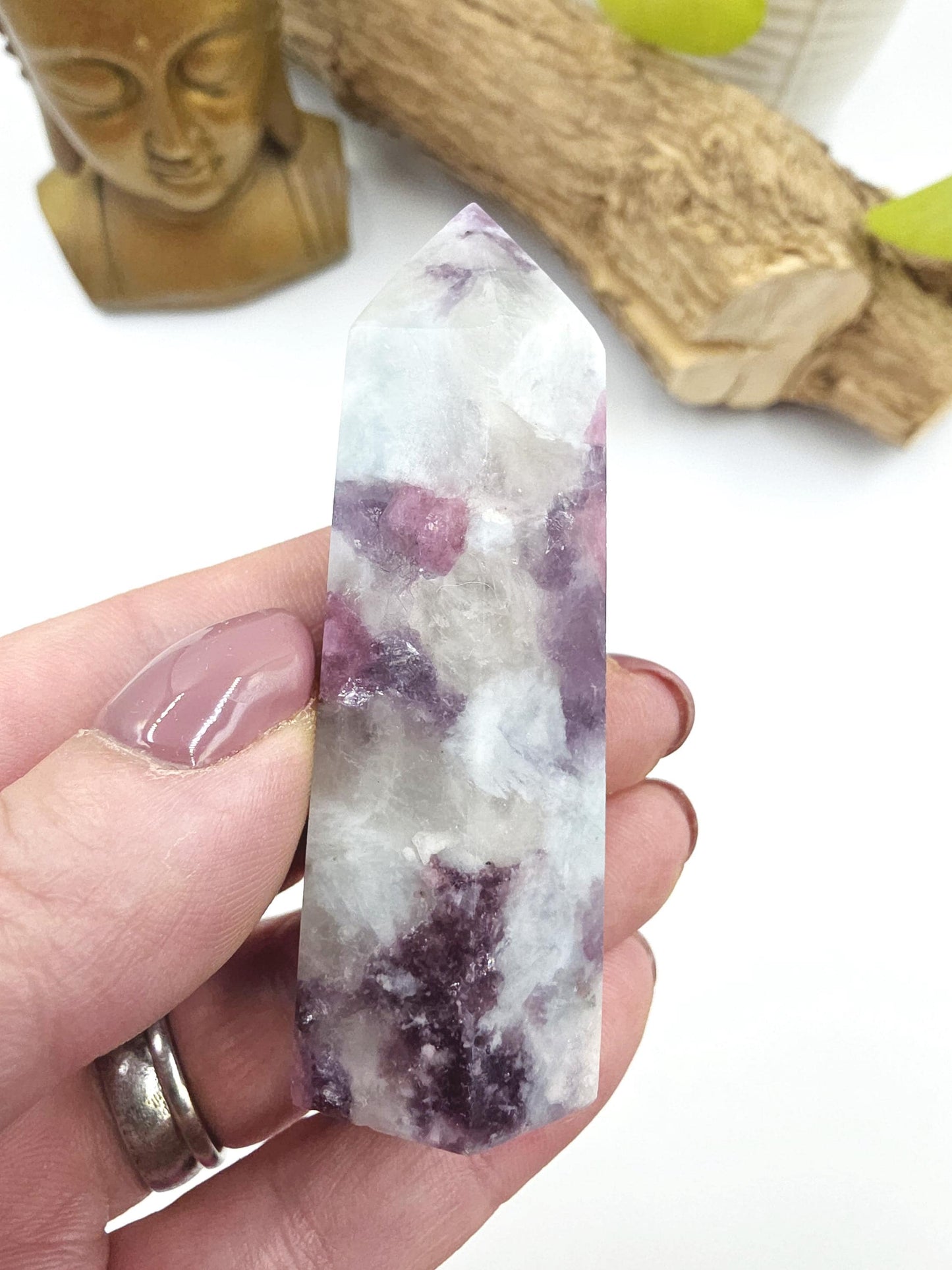 Pink Tourmaline Point – Love, Emotional Healing & Heart Chakra Crystal, 7cm