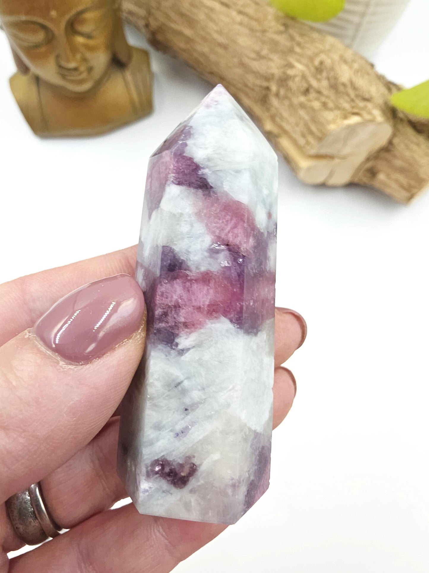 Pink Tourmaline Point – Love, Emotional Healing & Heart Chakra Crystal, 7cm