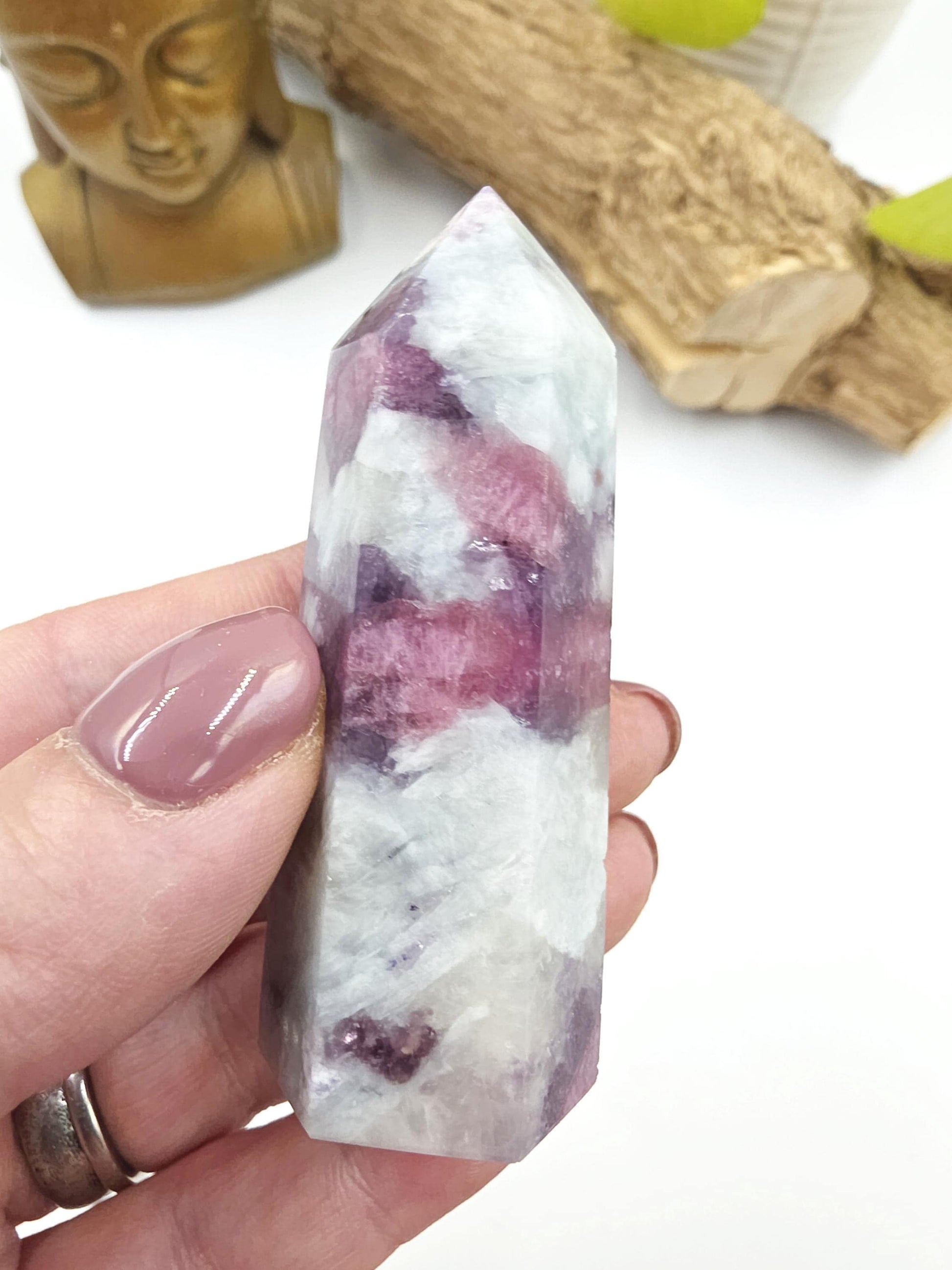 Pink Tourmaline Point – Love, Emotional Healing & Heart Chakra Crystal, 7cm