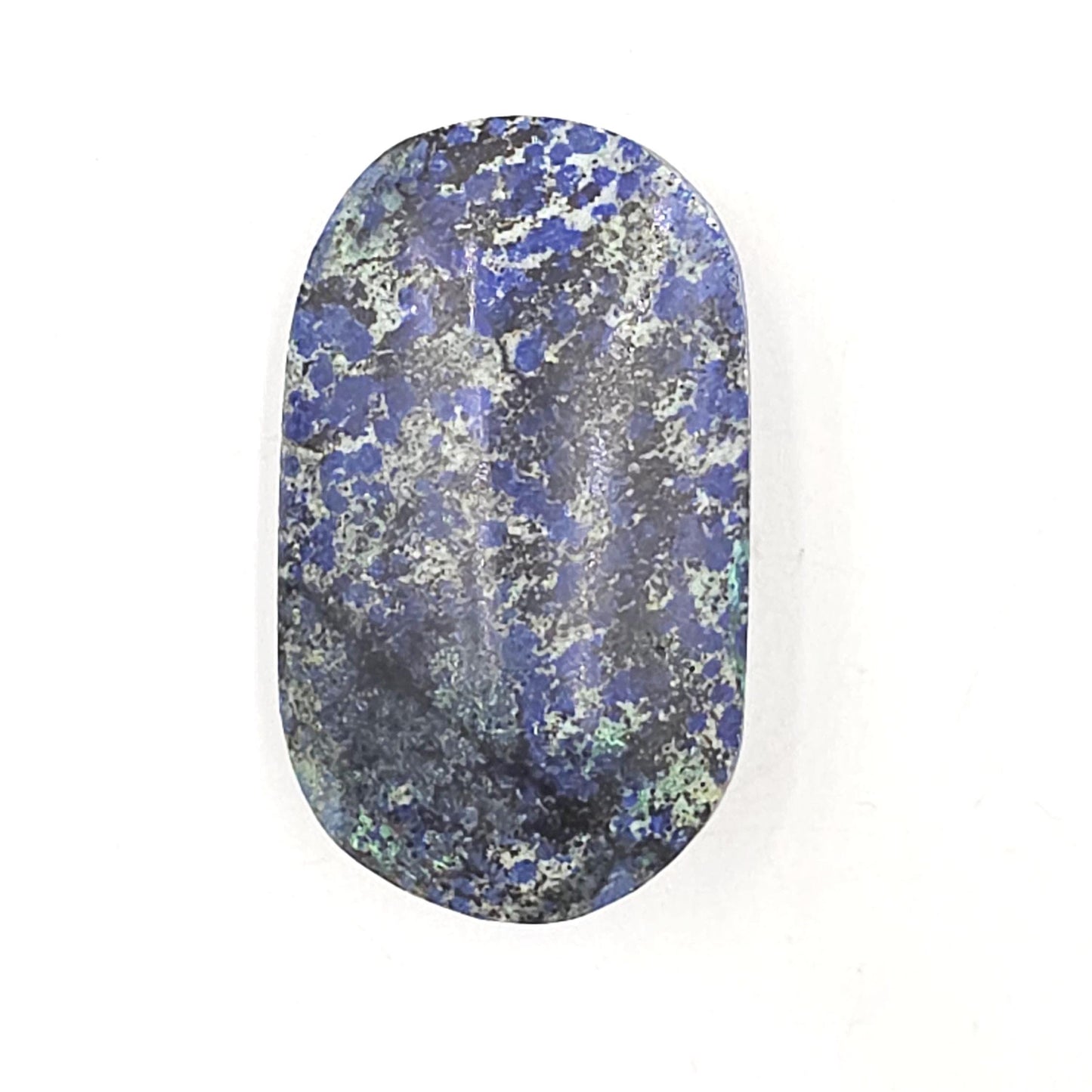 Rare Azurite Palm Stone - Intuition & Spiritual Insight Third Eye Chakra Crystal, 40g