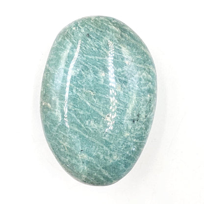 Large Amazonite Palm Stone – Calm, Communication & Emotional Healing Crystal, 160g