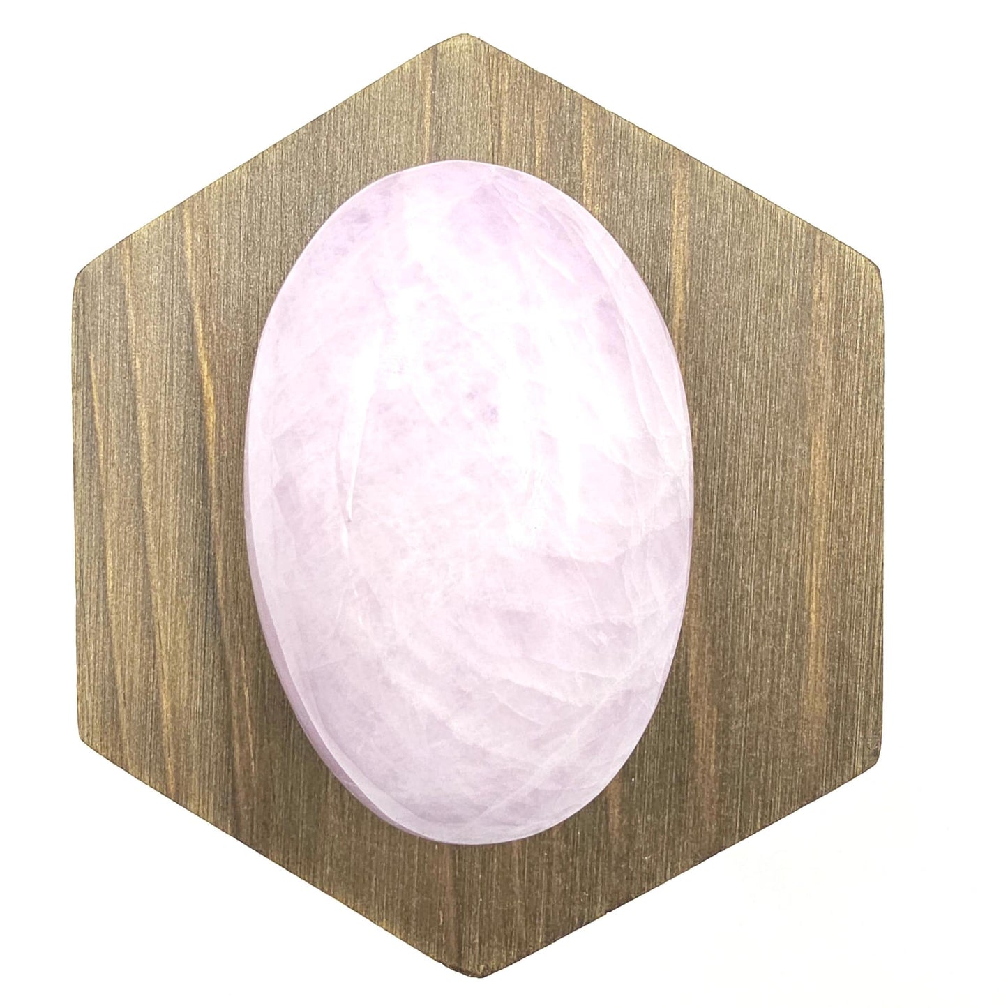 Flashy Kunzite Crystal Palm Stone - Heart Chakra & Emotional Healing Crystal, 100g