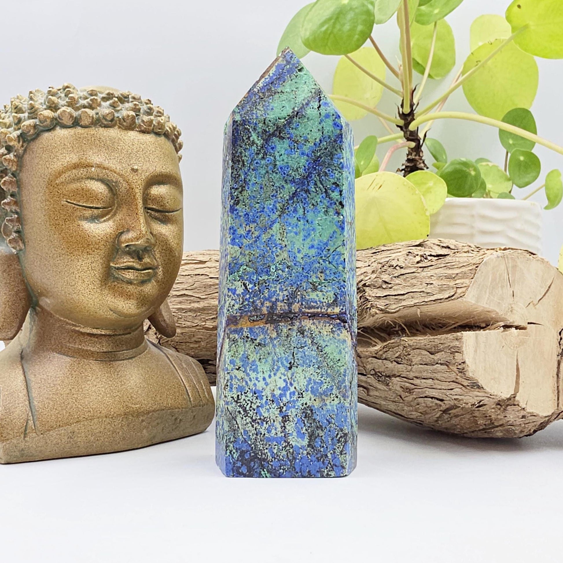 Azurite Tower – Intuition, Insight & Spiritual Awareness Crystal, 14cm