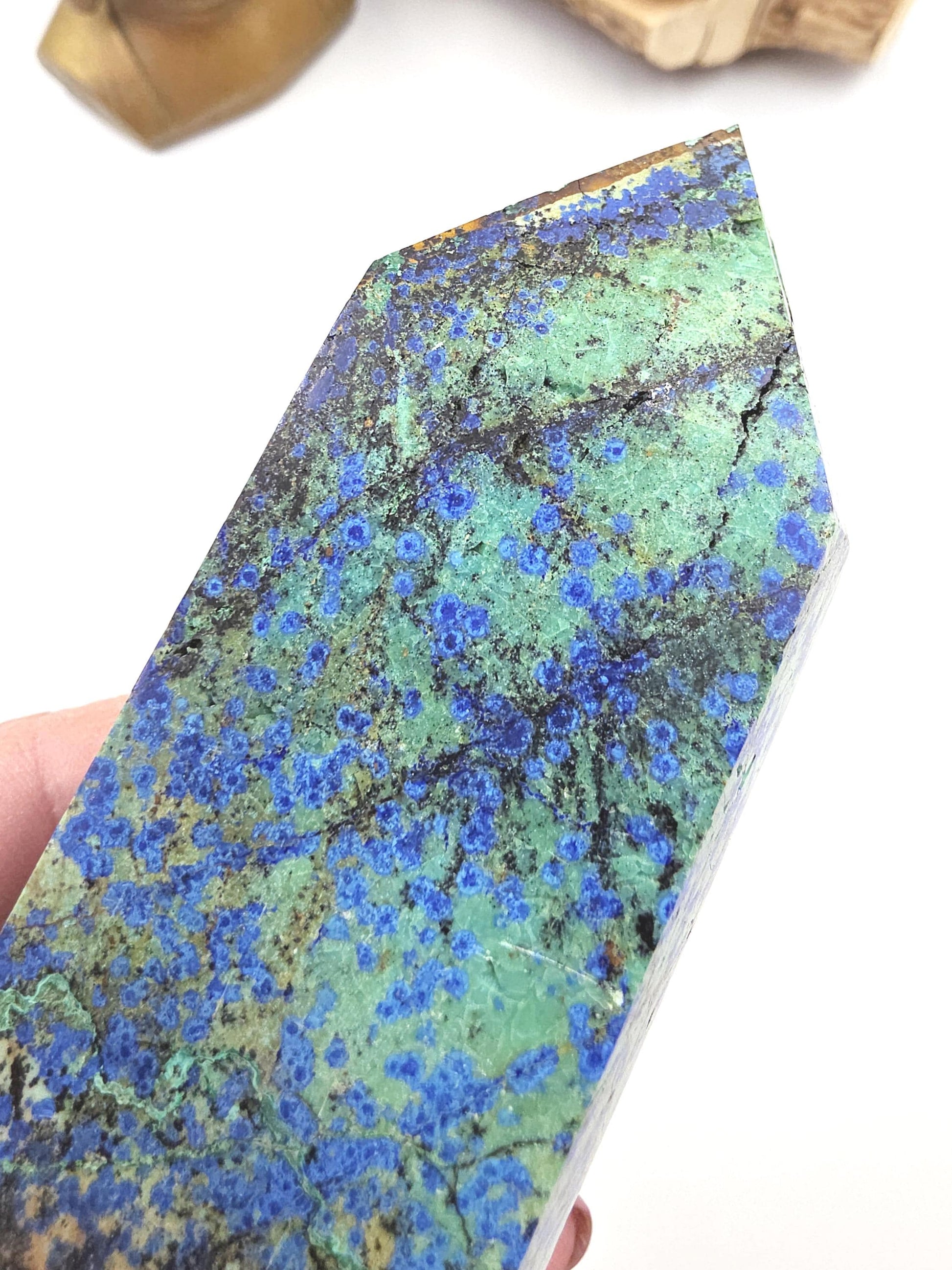 Azurite Tower – Intuition, Insight & Spiritual Awareness Crystal, 14cm
