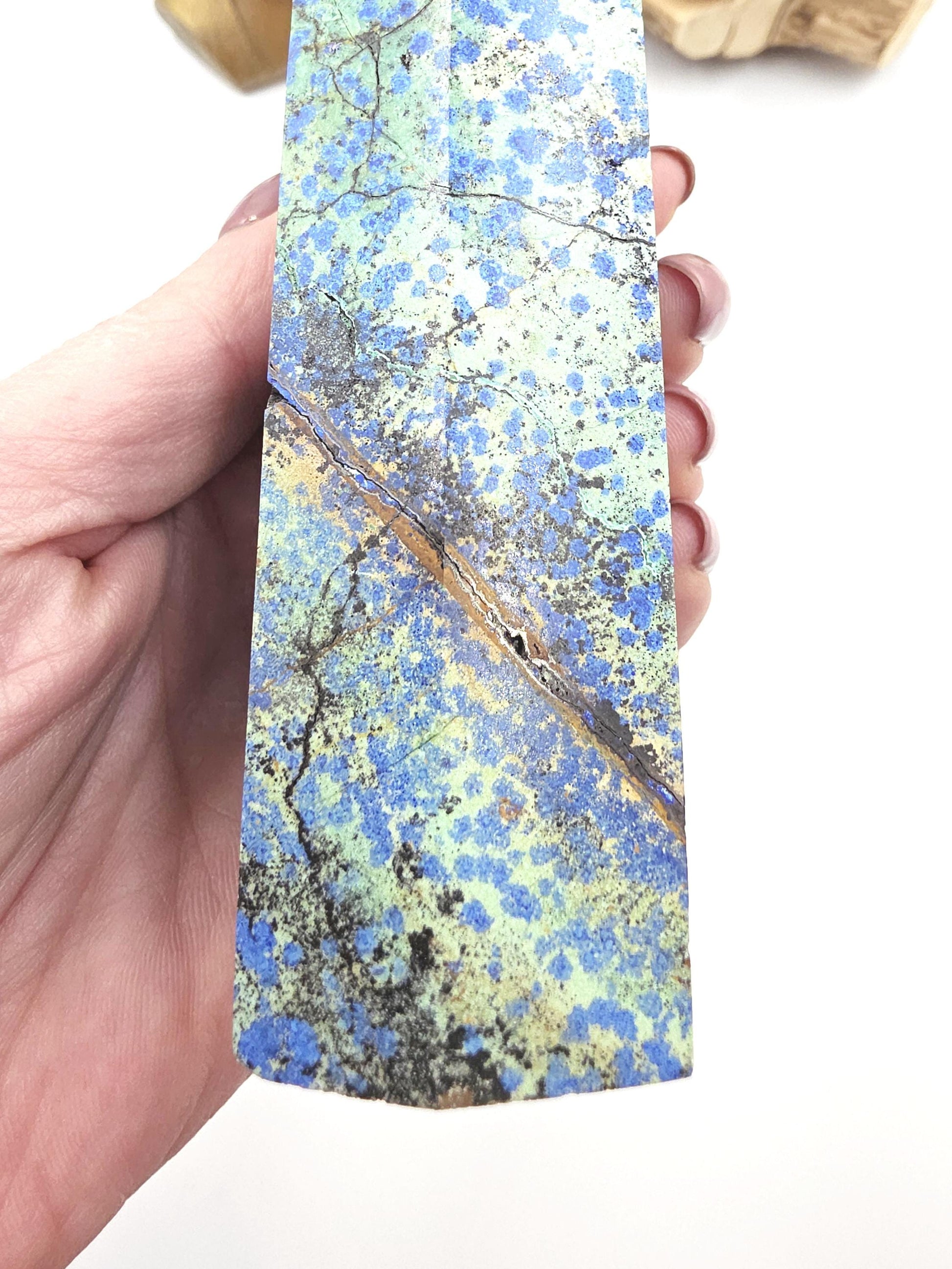 Azurite Tower – Intuition, Insight & Spiritual Awareness Crystal, 14cm