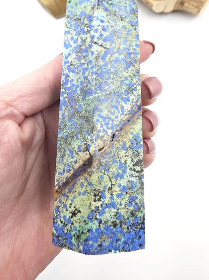Azurite Tower – Intuition, Insight & Spiritual Awareness Crystal, 14cm