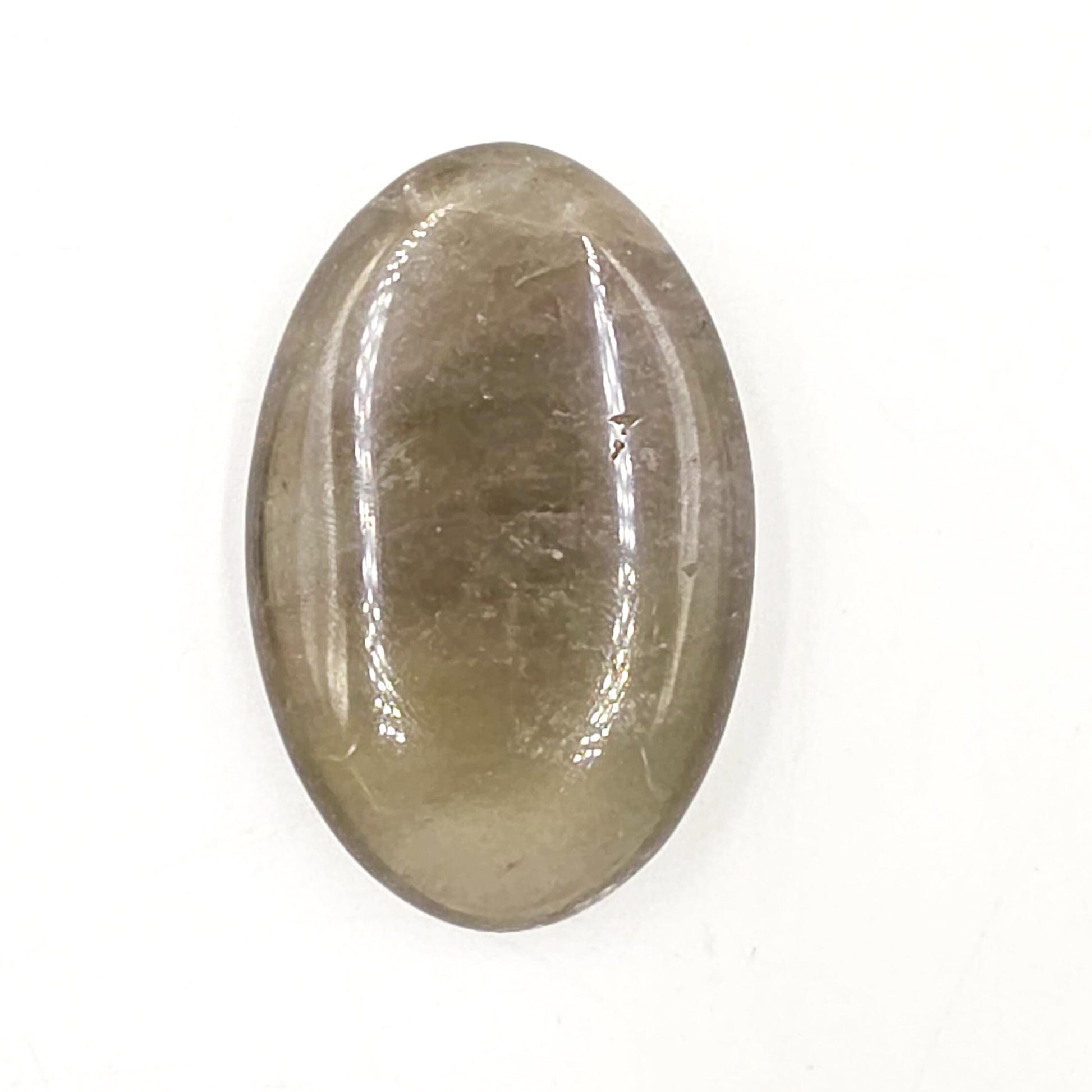 Dark Prasiolite (Green Quartz) Palm Stone – Heart Healing, Growth & Calming Energy Crystal, 45g