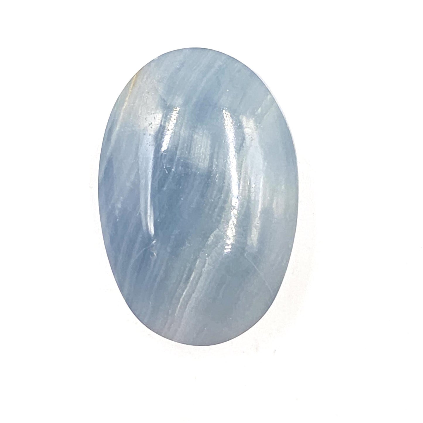 Blue Onyx Palm Stone – Calm, Strength & Throat Chakra Energy Crystal, 45g