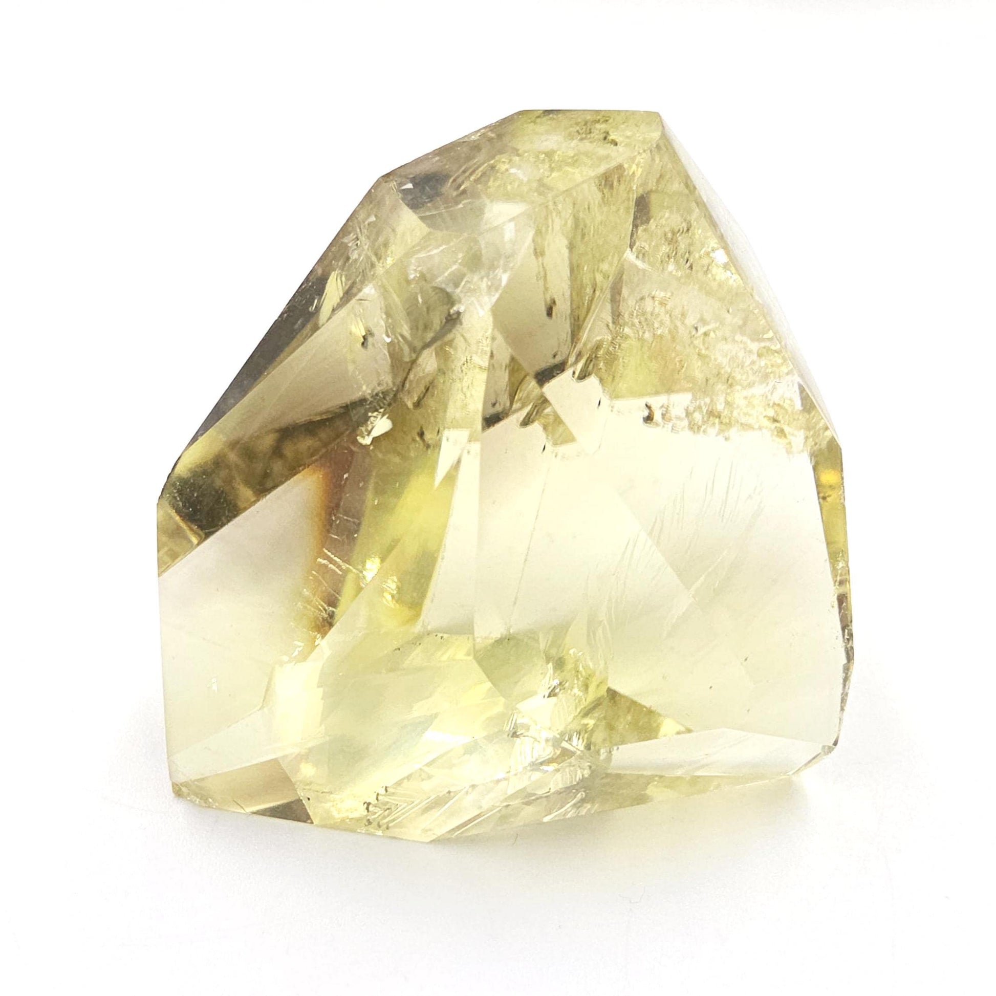Citrine Freeform with Large Rainbow – Abundance, Confidence & Positive Energy Crystal, 165g