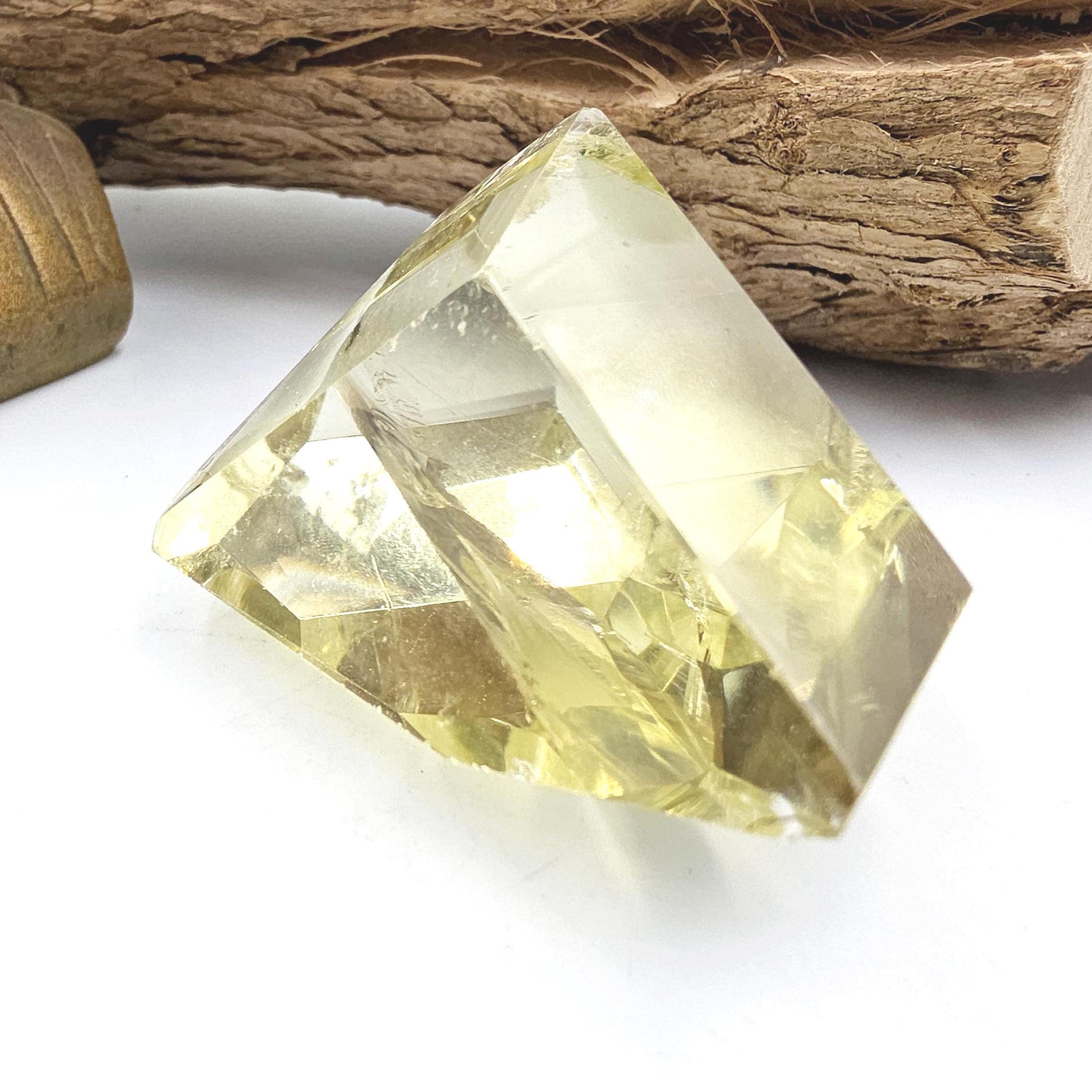 Citrine Freeform with Large Rainbow – Abundance, Confidence & Positive Energy Crystal, 165g
