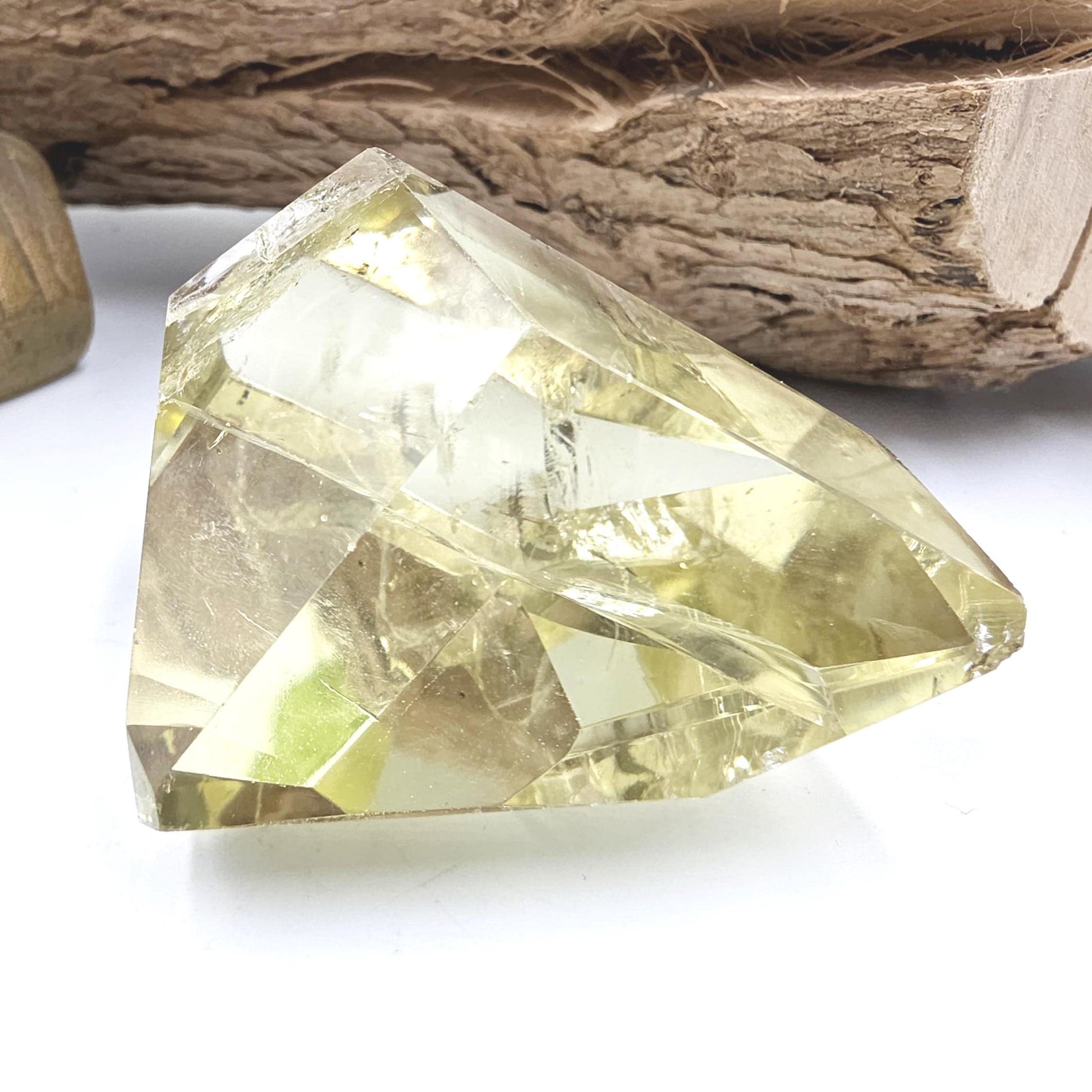 Citrine Freeform with Large Rainbow – Abundance, Confidence & Positive Energy Crystal, 165g