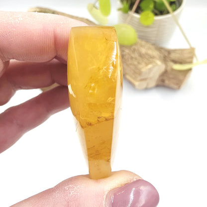 High Grade Golden Healer Quartz Heart – Healing, Energy Amplification & Chakra Alignment Crystal, 70g