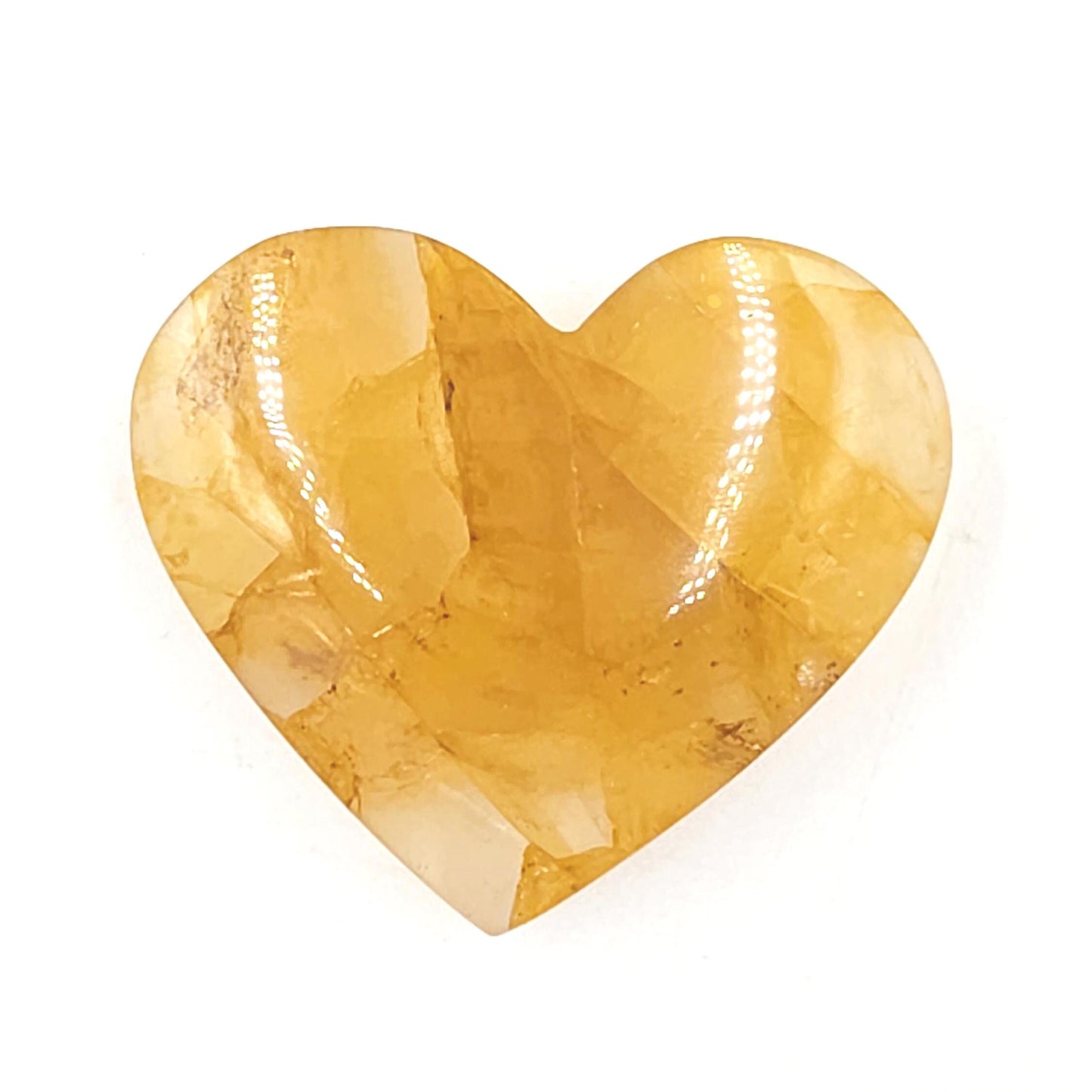 High Grade Golden Healer Quartz Heart – Healing, Energy Amplification & Chakra Alignment Crystal, 70g