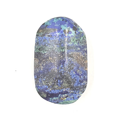Rare Azurite Palm Stone - Intuition & Spiritual Insight Third Eye Chakra Crystal, 55g