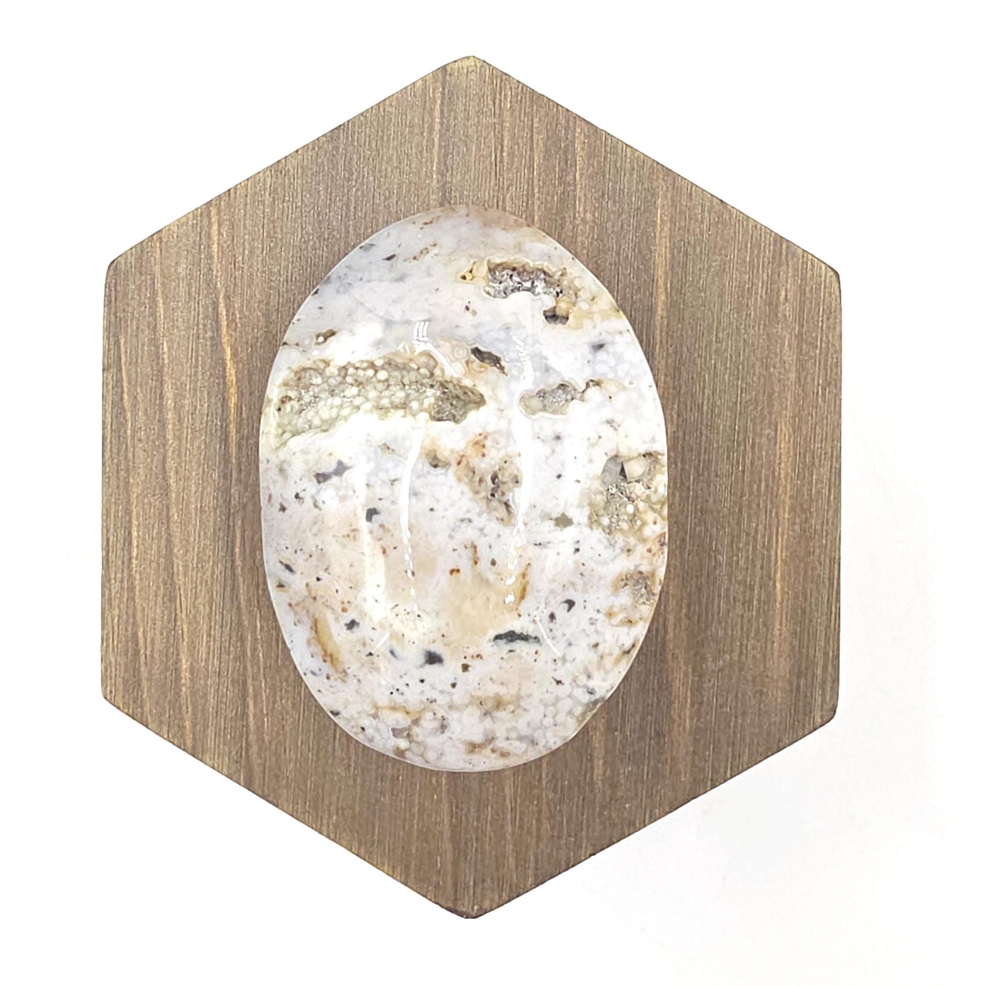 Ocean Jasper Palm Stone – Joy, Emotional Healing & Calming Crystal, 70g