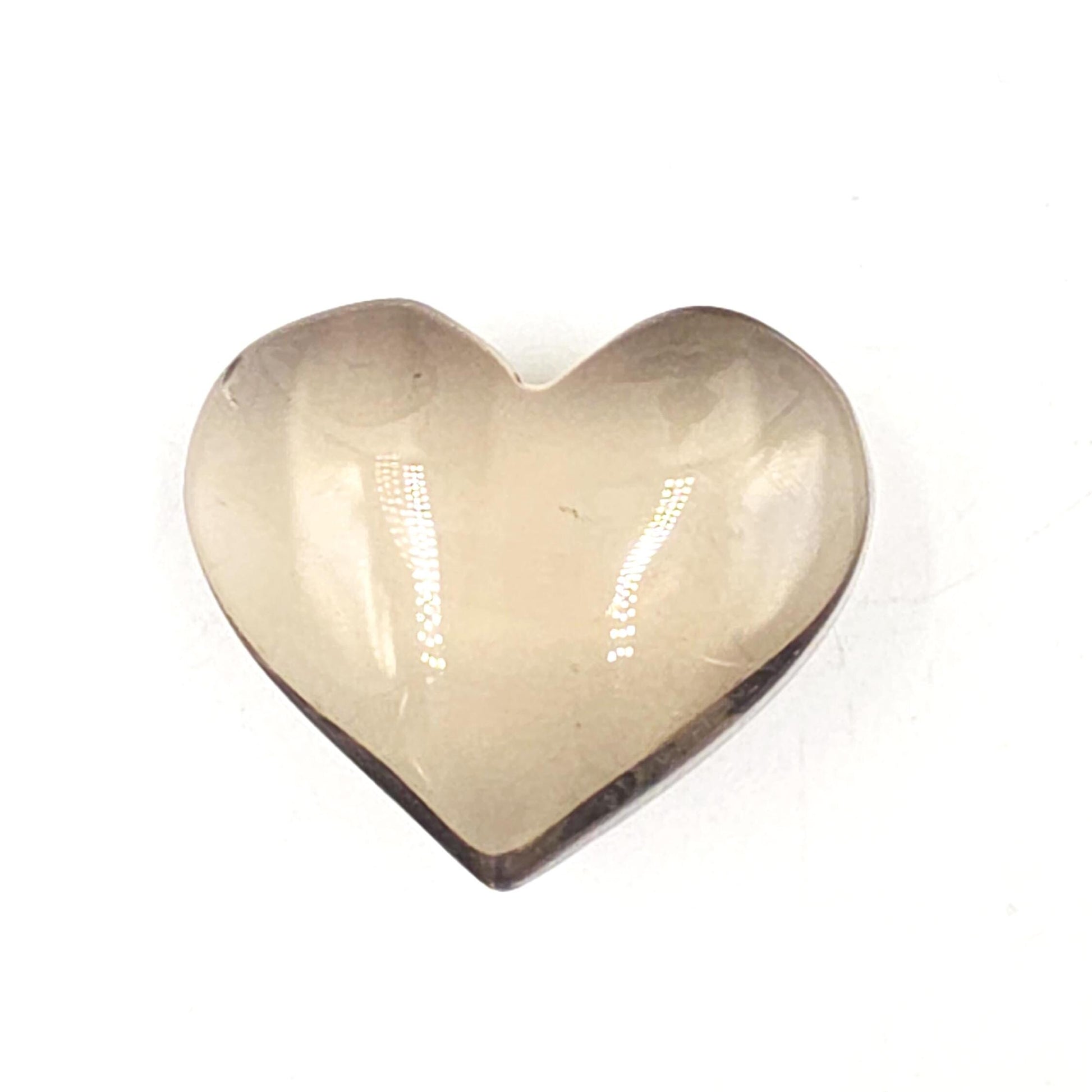 High Grade Smoky Quartz Heart – Grounding, Protection & Root Chakra Energy Crystal, 35g