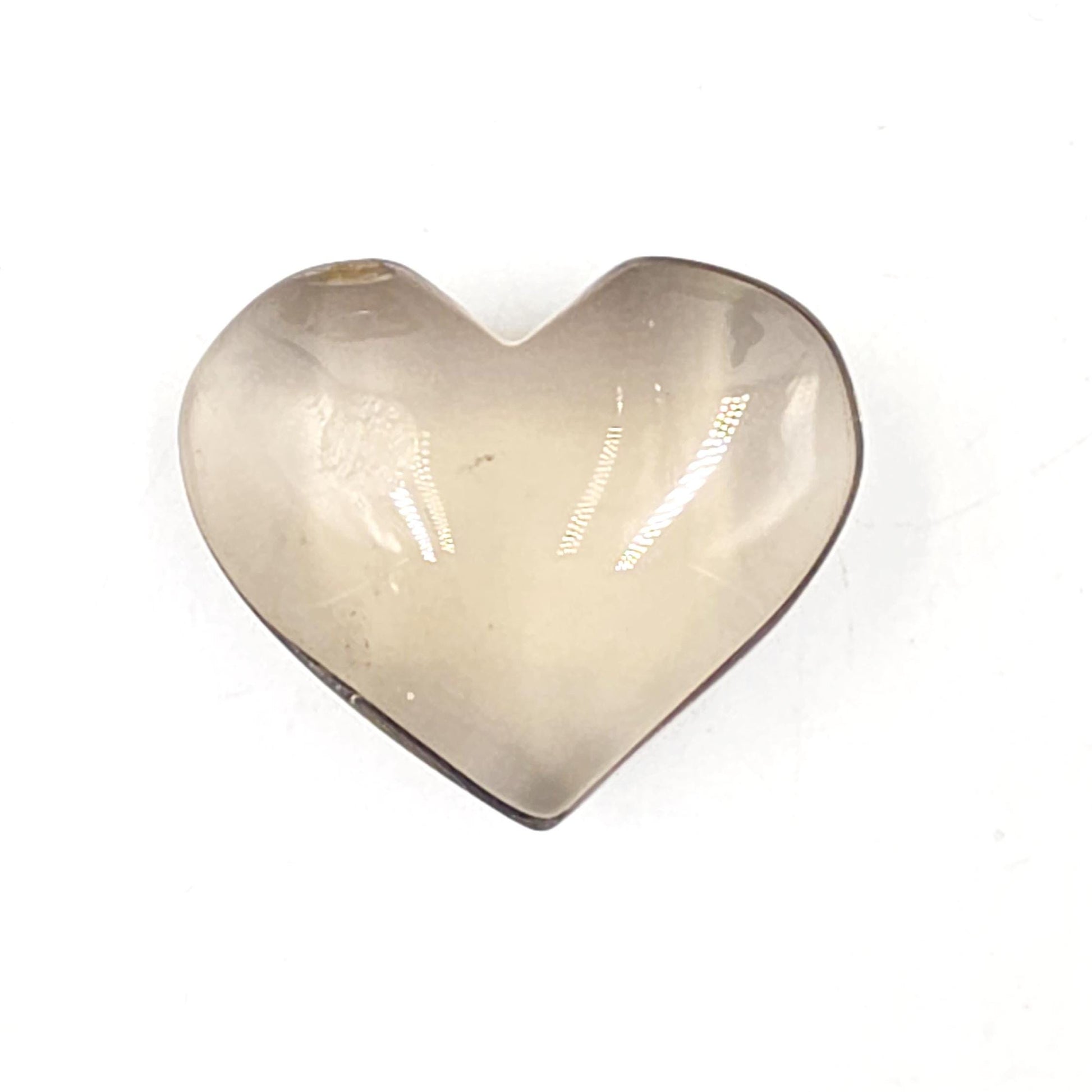 High Grade Smoky Quartz Heart – Grounding, Protection & Root Chakra Energy Crystal, 35g