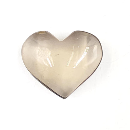 High Grade Smoky Quartz Heart – Grounding, Protection & Root Chakra Energy Crystal, 35g