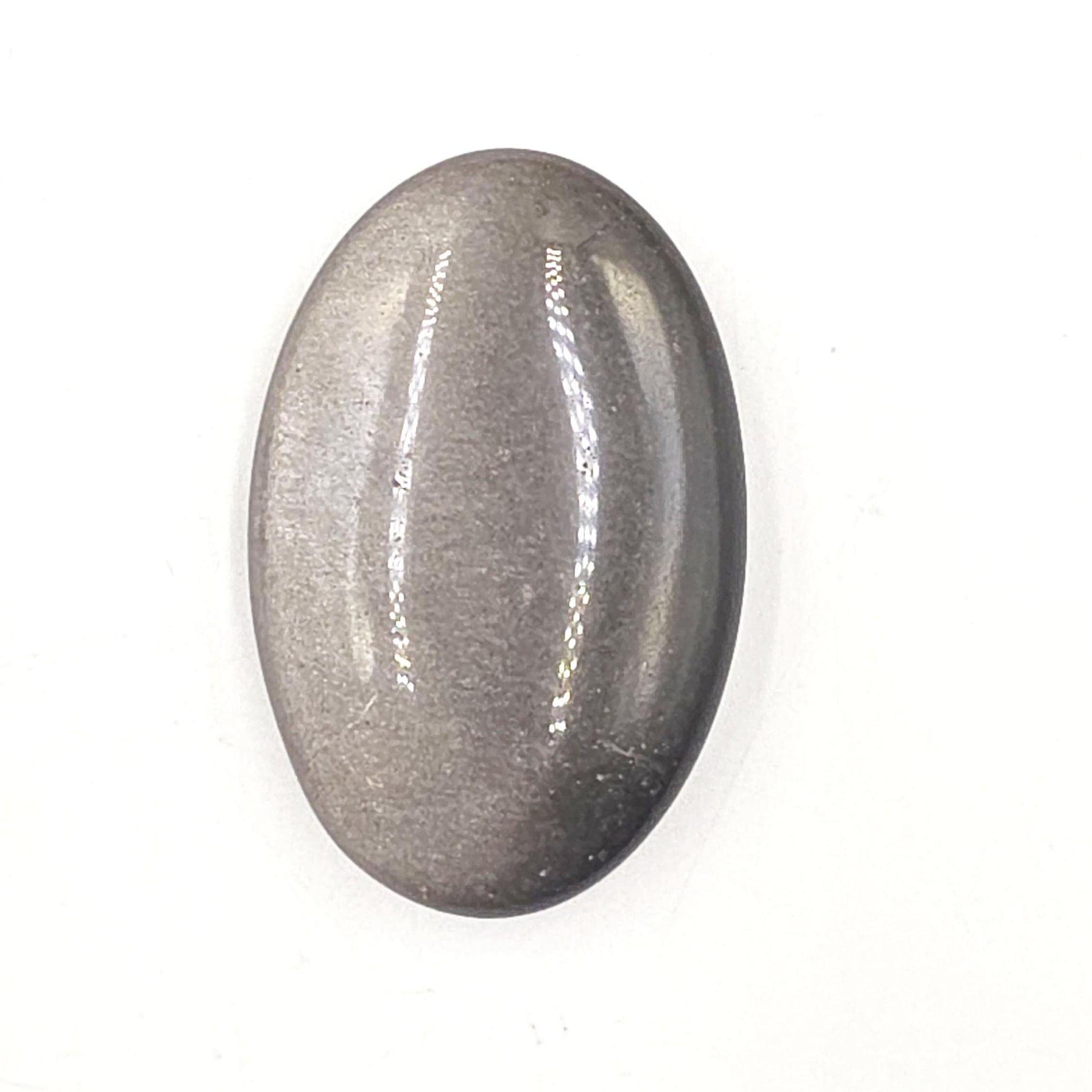 Silver Sheen Obsidian Palm Stone – Protection, Insight & Root Chakra Energy Crystal, 35g