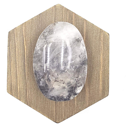 Rare Dendritic Quartz Palm Stone – Clarity, Growth and Root & Crown Chakra Crystal, 75g