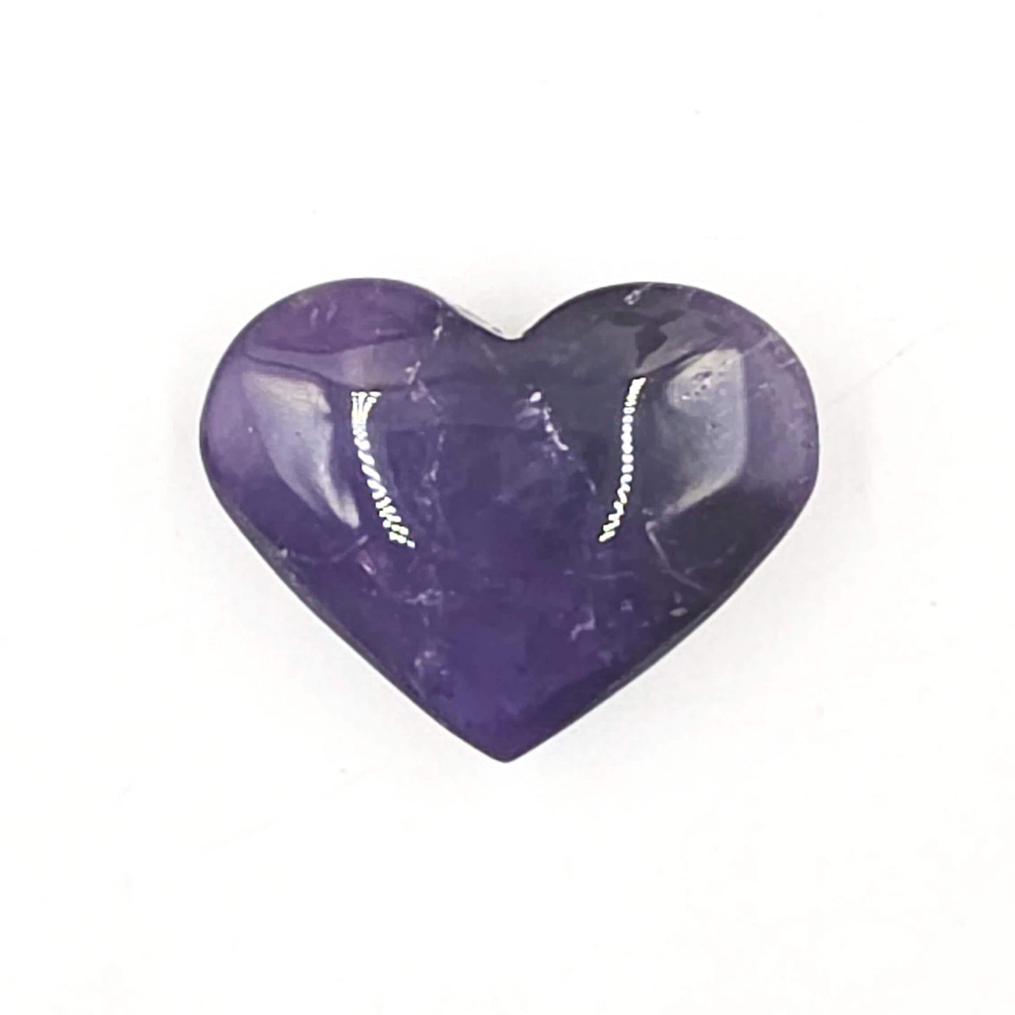 Amethyst Crystal Heart – Peace, Protection & Spiritual Healing Gemstone Carving, 35g
