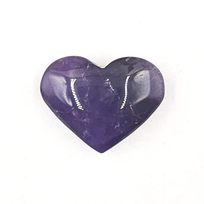 Amethyst Crystal Heart – Peace, Protection & Spiritual Healing Gemstone Carving, 35g