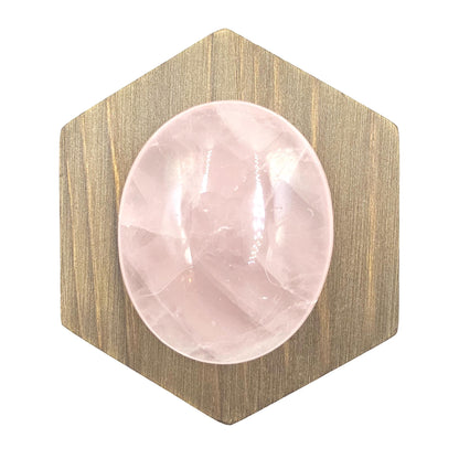 Rose Quartz Palm Stone – Love, Healing & Heart Chakra Crystal, 75g