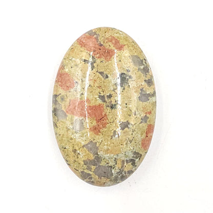 Unakite Palm Stone – Emotional Healing, Balance & Grounding Crystal, 50g