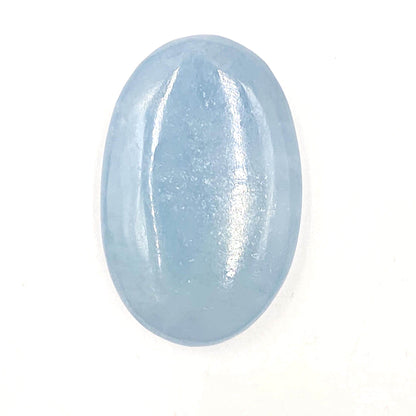 High Grade Aquamarine Palm Stone – Calm, Courage & Emotional Clarity Crystal, 45g