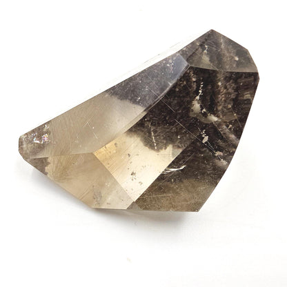 Golden Rutile & Garden Quartz (Lodolite) Freeform – Manifestation, Clarity and Energy Amplification Crystal, 140g
