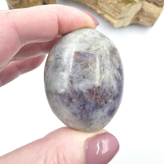 Unicorn Stone Palm Stone (Pegmatite) – Calm, Comfort & Emotional Healing Crystal, 75g