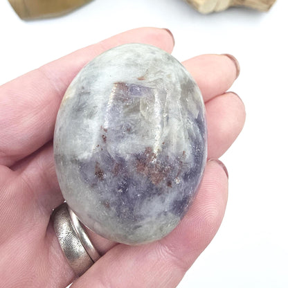 Unicorn Stone Palm Stone (Pegmatite) – Calm, Comfort & Emotional Healing Crystal, 75g