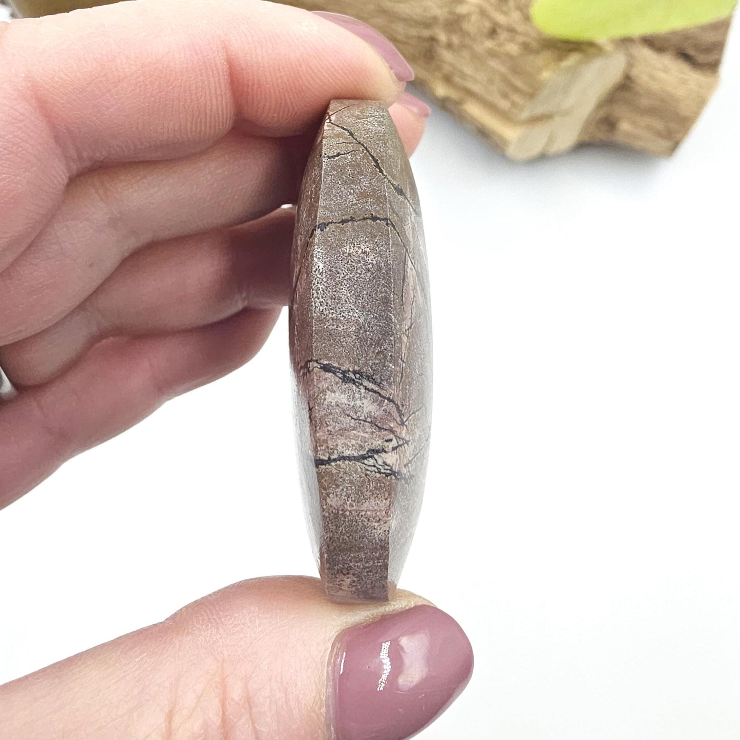 Picture Jasper Palm Stone – Grounding, Stability & Earth Connection Crystal, 55g