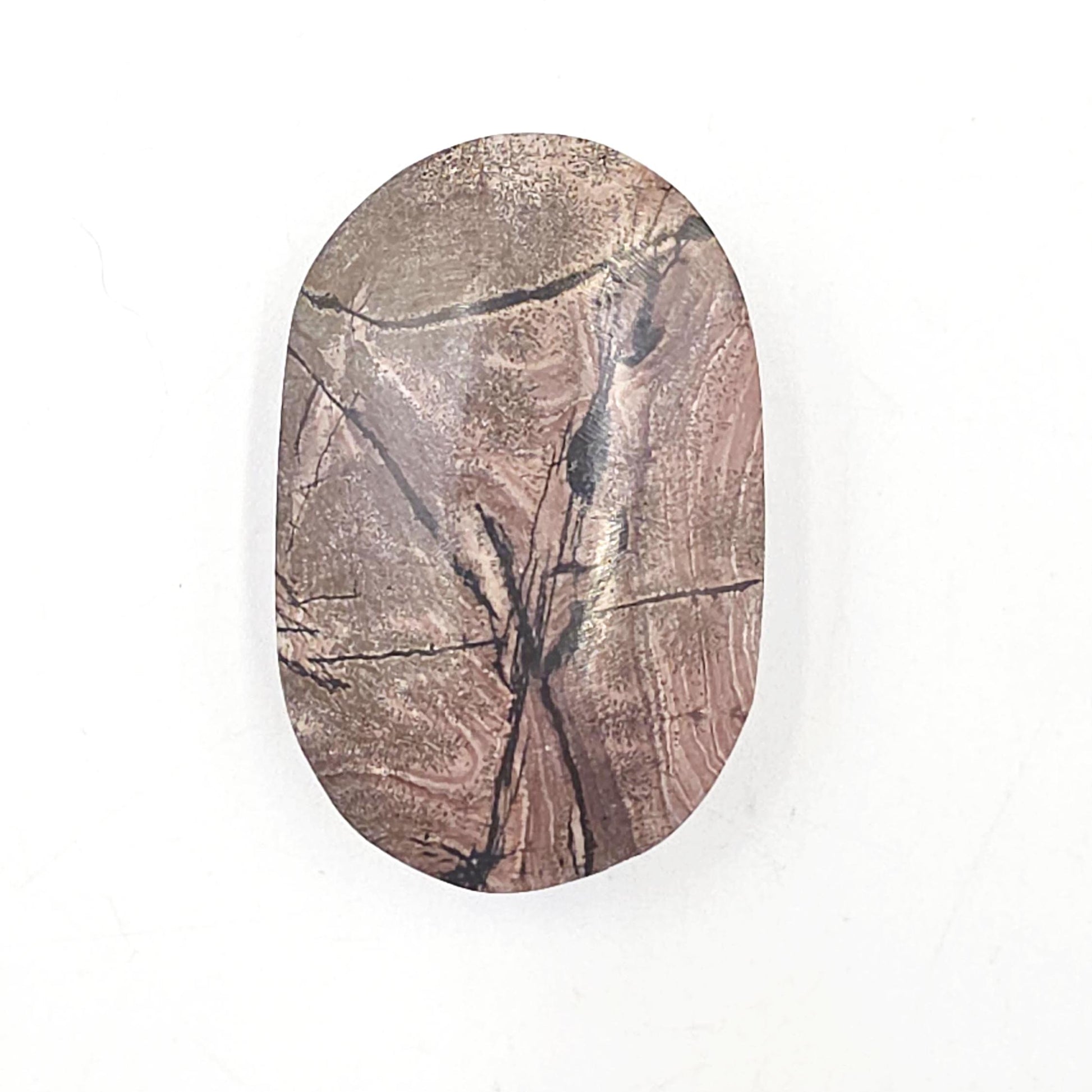 Picture Jasper Palm Stone – Grounding, Stability & Earth Connection Crystal, 55g