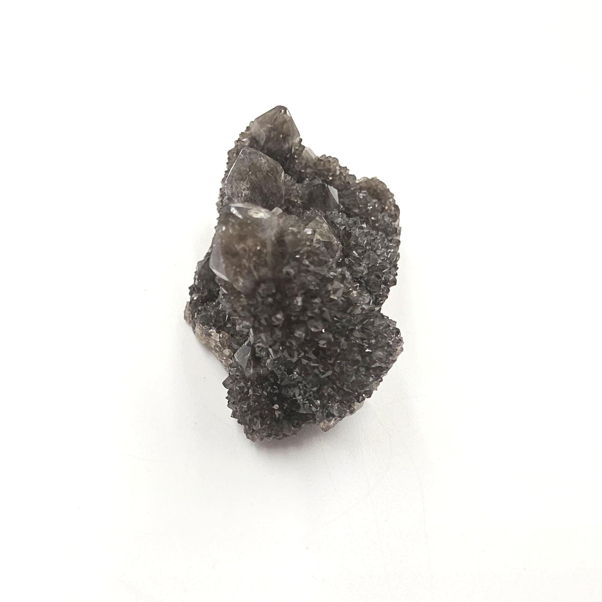 Rare Black Spirit Quartz Cluster Specimen – Protection, Spiritual Growth & High Vibration Crystal, 90g