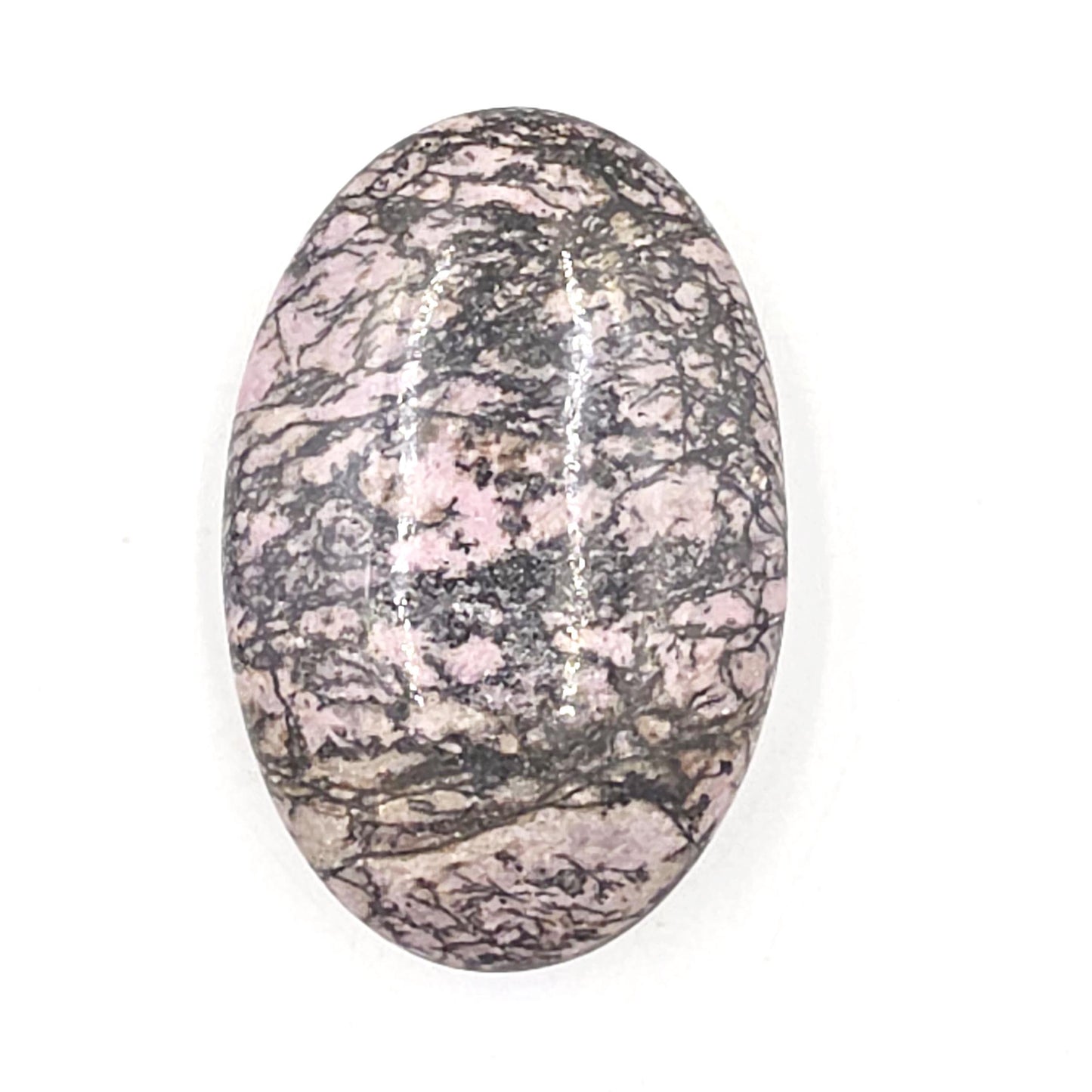 Rhodonite Palm Stone – Emotional Healing, Compassion & Grounded Heart Support Crystal, 60g