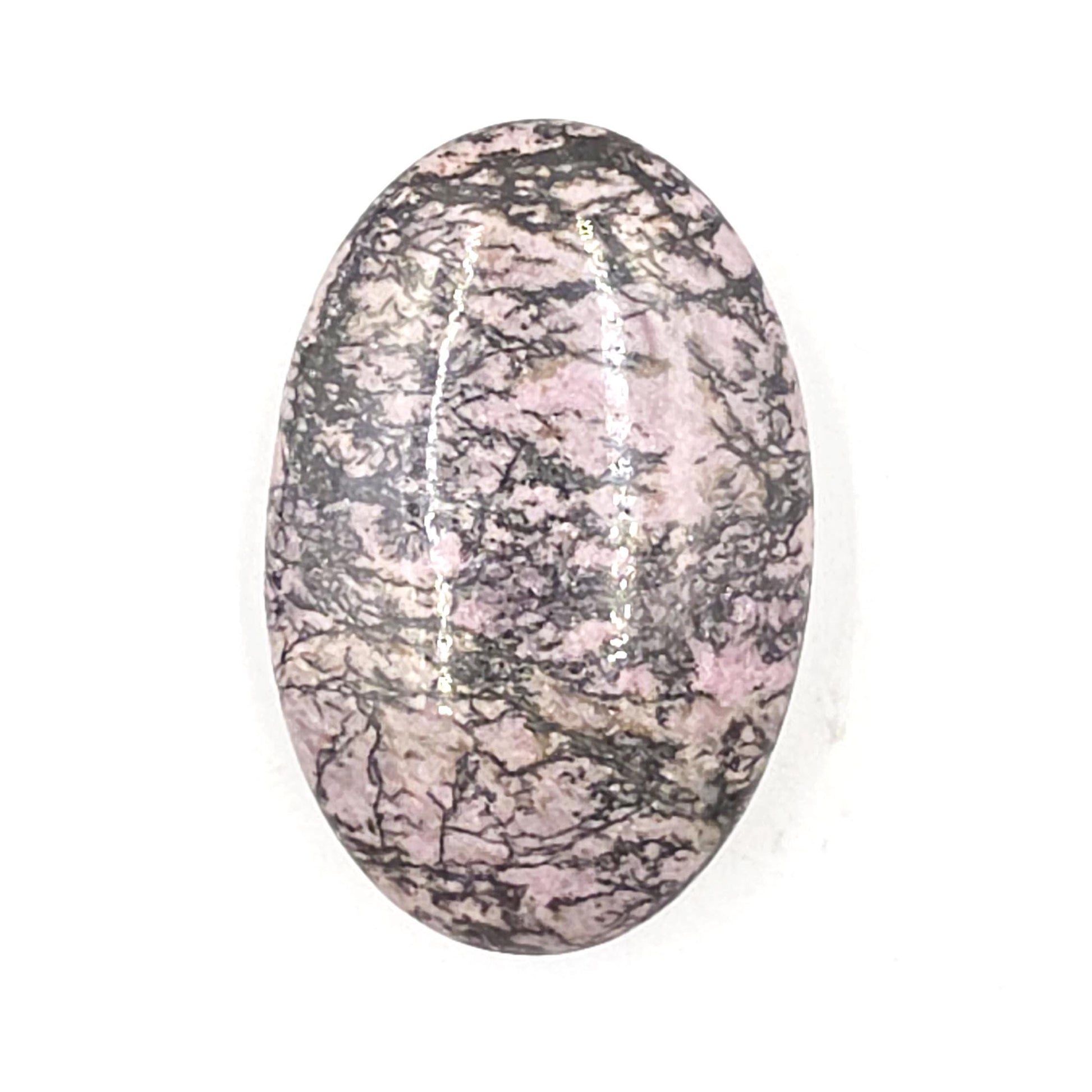 Rhodonite Palm Stone – Emotional Healing, Compassion & Grounded Heart Support Crystal, 60g