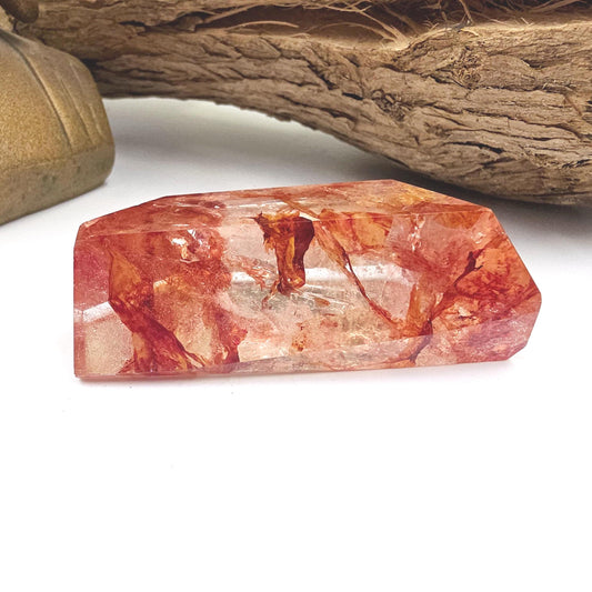 Madagascan Fire Quartz (Hematoid) Freeform – Grounding, Clarity & Energy Balancing Crystal, 85g