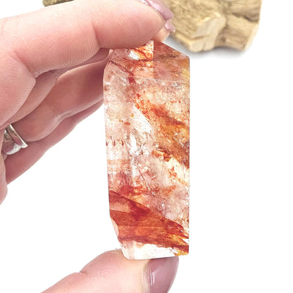 Madagascan Fire Quartz (Hematoid) Freeform – Grounding, Clarity & Energy Balancing Crystal, 85g